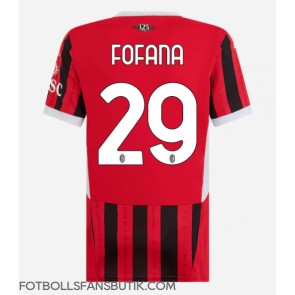 AC Milan Youssouf Fofana #29 Replika Hemmatröja Damer 2024-25 Kortärmad